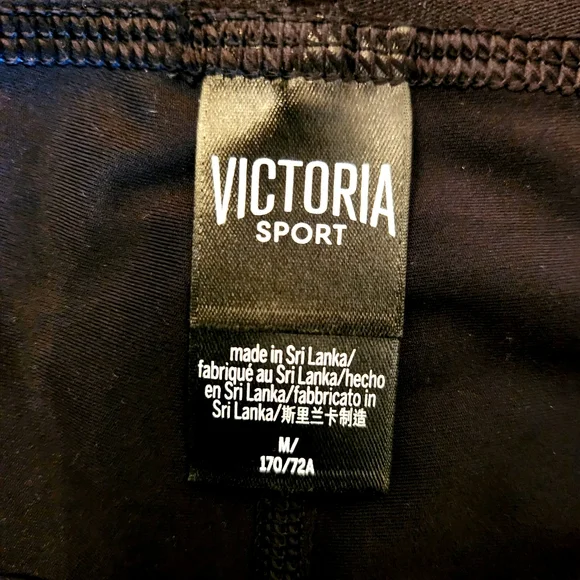 Victoria Secret Sport Black Leggings Size Medium - Picture 2 of 8